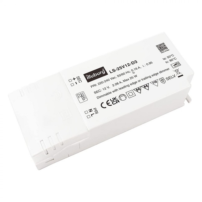 DRIVER LED DIMABILNI KONSTANTNI NAPON 10-25W 12VDC IP20 DIM LS-25V12-D3 Cijena