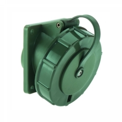 IND.UTIČNICA KUTNA ZA MONTAŽNU PLOČU 32A 5p IP67 12 6h ZELENA Cijena