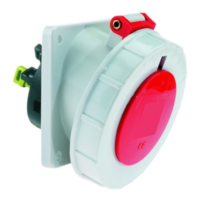 IND.UTIČNICA ZA MONTAŽNU PLOČU KUTNA 32A 4p 6h IP67 CRVENA Cijena