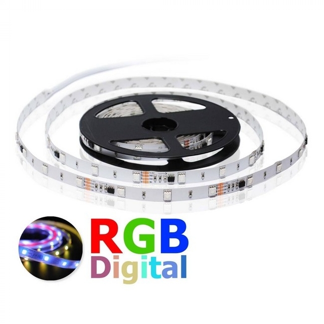 LED TRAKA IP33 12V DC RGB DIGITAL 47W 9,4W/m Cijena