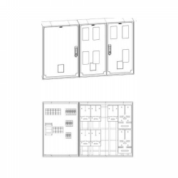 ORMAR UGRADNI ZA BROJILA PMO-9 /2X3F+7X1F) Cijena