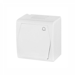 PREKIDAČ HERMES 2 OZNAKA ZVONO 10AX/250V NADŽBUKNA IP44 BIJELA 1005-00 Cijena