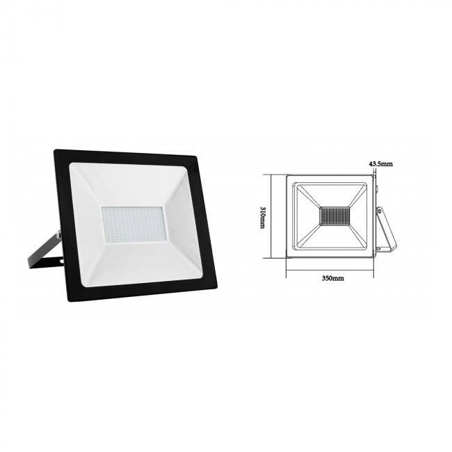 REFLEKTOR LED SMD 150W 4000K 12750lm IP66 CRNI Cijena