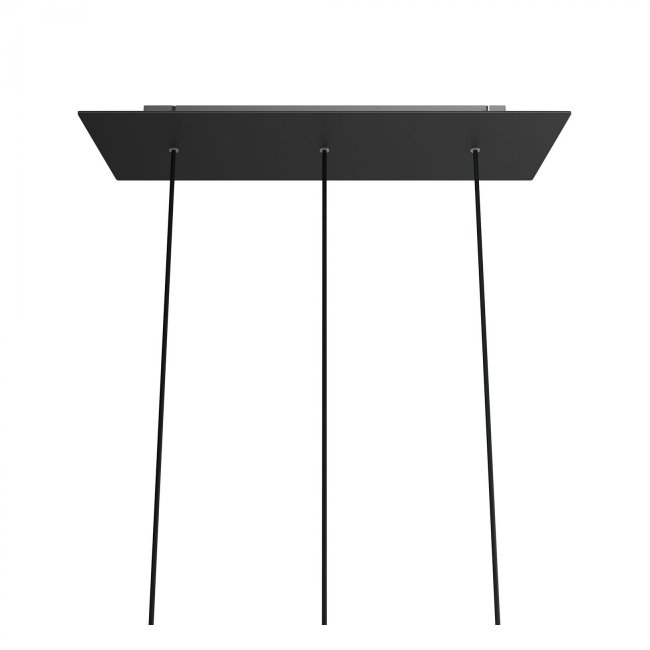 ROZETA ZA LUSTER 3 RUPA 675X225 mm MAT CRNA Cijena