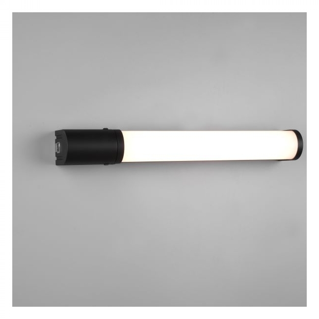 SVJETILJKA KUPAONSKA PIERA SA PREKIDAČEM 1xLED SMD 8W 3000K 850Lm IP44 CRNA Cijena