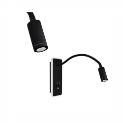 SVJETILJKA NADGRADNA ZIDNA BASE 8W LED 4000k 630lm IP20 CRNA Cijena