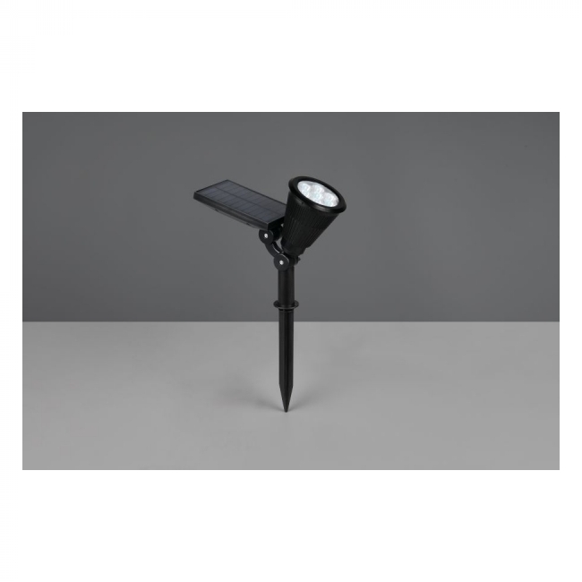 SVJETILJKA PODNA SOLARNA IP44 SMD 1W 35lm RGB CRNA Cijena
