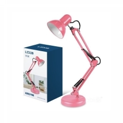 SVJETILJKA STOLNA AURIQ 1xE27 MAX 60W IP20 RUŽIČASTA Cijena