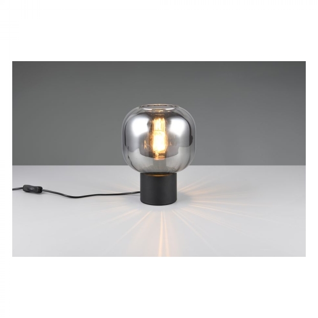 SVJETILJKA STOLNA DIVA 1XE27 MAX.40W CRNA SMOKE Cijena