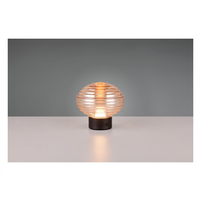 SVJETILJKA STOLNA EARL SMD 1,5W 3000K 100lm CRNA MAT/BEŽ STAKLO Cijena