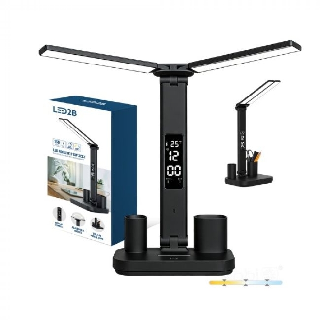 SVJETILJKA STOLNA LED NOBLITE 5W 150 Lm 3CCT IP20 CRNA Cijena