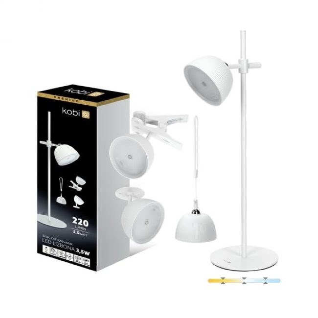 SVJETILJKA STOLNA LIZBONA 3,5W 220Lm 3CCT IP54 BIJELA Cijena