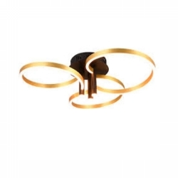 SVJETILJKA STROPNA NADGRADNA 1XSMD 43W 4980 Lm 2300/3000/4000K IP20 CRNA ZLATNA Cijena