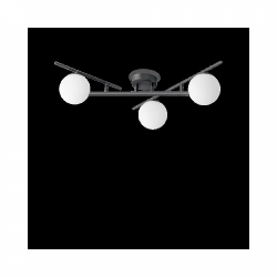 SVJETILJKA STROPNA NADGRADNA ATLAS 3x G9MAX 4W 3000K 510Lm IP20 CRNA Cijena