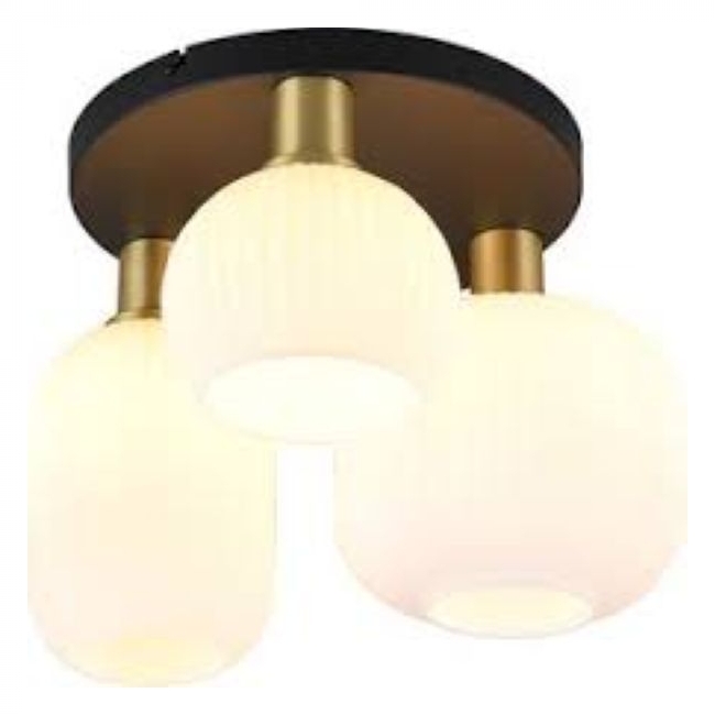 SVJETILJKA STROPNA NADGRADNA DIVA 3xE27 MAX 10W IP20 MAT MJED Cijena