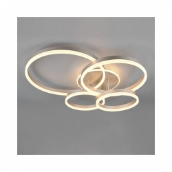 SVJETILJKA STROPNA NADGRADNA DRAKE 1x SMD, 50W · 1x 5850lm 2700 -6500K NIKAL MAT Cijena