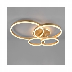 SVJETILJKA STROPNA NADGRADNA DRAKE 1x SMD, 50W · 1x 5850lm, 2700 - 6500K ZLATNA Cijena