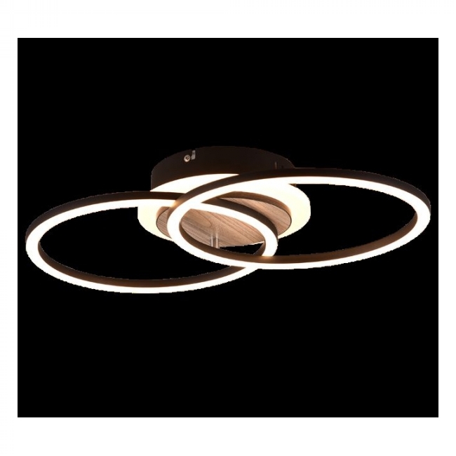 SVJETILJKA STROPNA NADGRADNA GIRO 25W 3000Lm 2700-6000K IP20 MAT CRNA Cijena