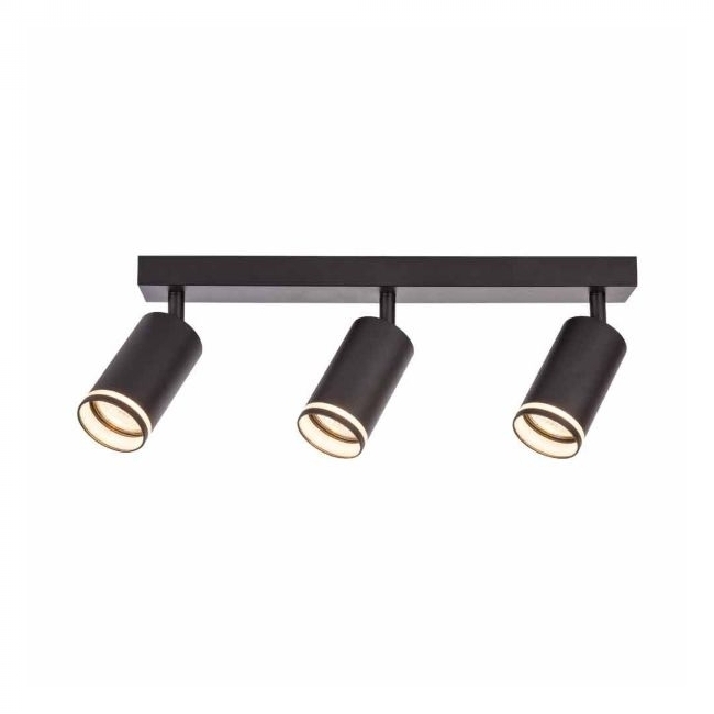 SVJETILJKA STROPNA NADGRADNA KING 3XGU MAX.35W CRNA Cijena