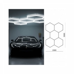 SVJETILJKA STROPNA NADGRADNA LED HEXLINE 216W 21600 Lm 208X300 6500K IP20 Cijena