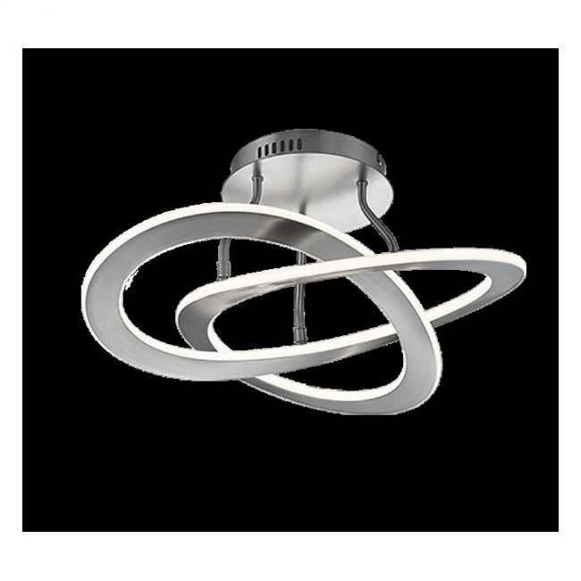 SVJETILJKA STROPNA NADGRADNA LED OAKLAND 1xSMD 40W 3000K 5200Lm IP20 NIKL MAT Cijena