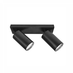 SVJETILJKA STROPNA NADGRADNA LUX 2XGU10 MAX.35W CRNA Cijena