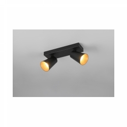 SVJETILJKA STROPNA NADGRADNA SHARP 2XGU10 MAX.10W CRNA/ZLATNA Cijena