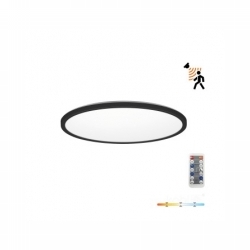 SVJETILJKA STROPNA NADGRADNA VANJSKA SENZOR NIVERA 18W 3CCT IP54 crna Cijena