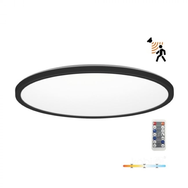 SVJETILJKA STROPNA NADGRADNA VANJSKA SENZOR NIVERA 32W 3CCT LX IP54 CRNA Cijena