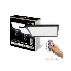 SVJETILJKA STROPNA SQUARE SA SENZOR 18W 3000/4000/6000K 1800Lm IP54 CRNA Cijena