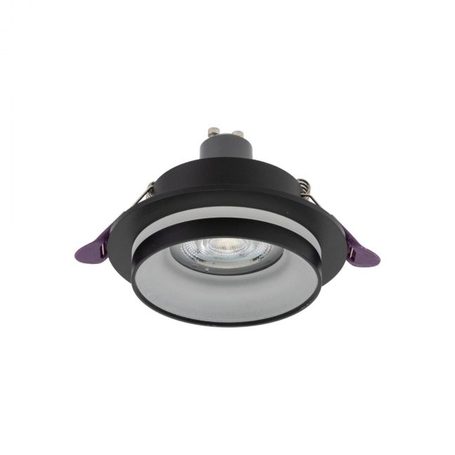 SVJETILJKA STROPNA UGRADNA YET 1x GU10 MAX 10W IP20 CRNA Cijena