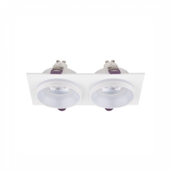 SVJETILJKA STROPNA UGRADNA YET 2xGU10 MAX 10W IP20 BIJELA Cijena