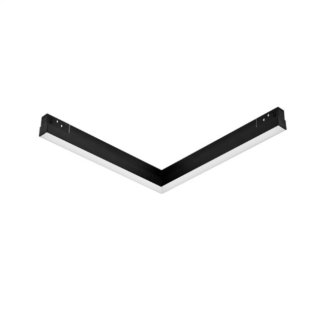 SVJETILJKA ZA MAGNETNU TRAČNU ŠINU KUTNA 48V DC 20W 4000K CRNA Cijena