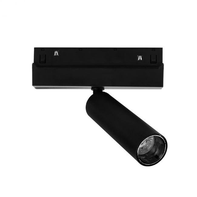 SVJETILJKA ZA TRAČNU ŠINU MAGNETNU HUBEM MINI 48V DC 8W 3000K 800lm CRNA Cijena
