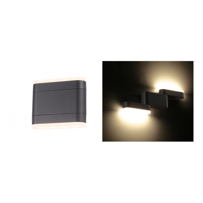 SVJETILJKA ZDINA NADGRADNA VANJSKA ITRI LED 9W 3000K 480lm ANTRACIT Cijena