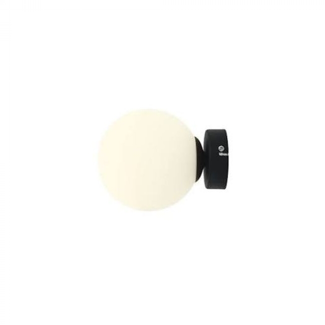 SVJETILJKA ZIDNA NADGRADNA BALL S 1XE14 MAX.10W CRNA Cijena