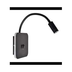 SVJETILJKA ZIDNA NADGRADNA BASE LED 8W 2W 4000K CRNA Cijena