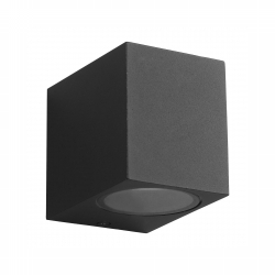 SVJETILJKA ZIDNA NADGRADNA BOKA 1XGU10 MAX.10W LED CRNA MAT Cijena