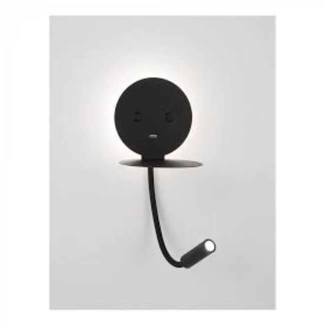 SVJETILJKA ZIDNA NADGRADNA ECLIP 6W 310 Lm IP20 CRNA Cijena