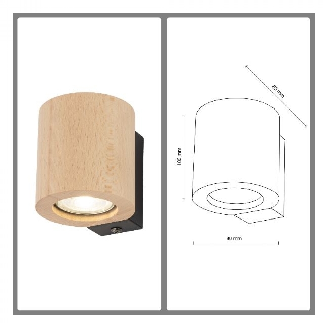 SVJETILJKA ZIDNA NADGRADNA EVE 1XGU10 MAX.10W LED DRVO Cijena