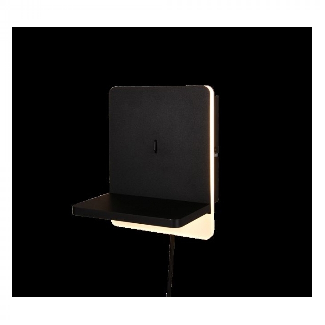 SVJETILJKA ZIDNA NADGRADNA FAIRFIELD 1 SMD 9W 950 Lm 3000K IP20 CRNA Cijena