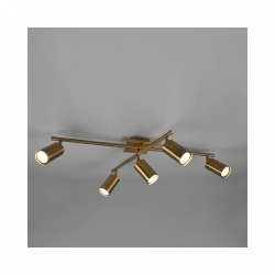 SVJETILJKA ZIDNA NADGRADNA MARLEY 5XGU10 MA.35W ZLATNA/CRNA Cijena