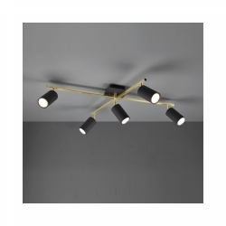 SVJETILJKA ZIDNA NADGRADNA MARLEY 5XGU10 MA.35W ZLATNA/CRNA Cijena