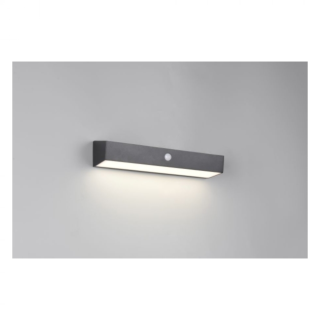 SVJETILJKA ZIDNA NADGRADNA SOLARNA SILVES SA SENZORO SMD 6W 700lm 4000K CRNA Cijena