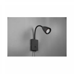 SVJETILJKA ZIDNA NADGRADNA UNUTARNJA WANDA 1xGU10 MAX 10W IP20 MAT CRNA Cijena