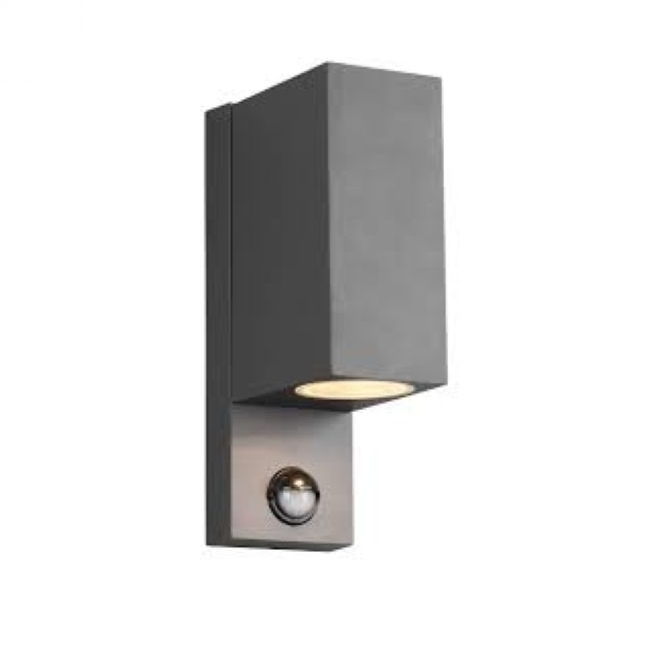 SVJETILJKA ZIDNA NADGRADNA VANJSKA 2xGU10 MAX35W IP44 ANTRACIT SENZOR Cijena