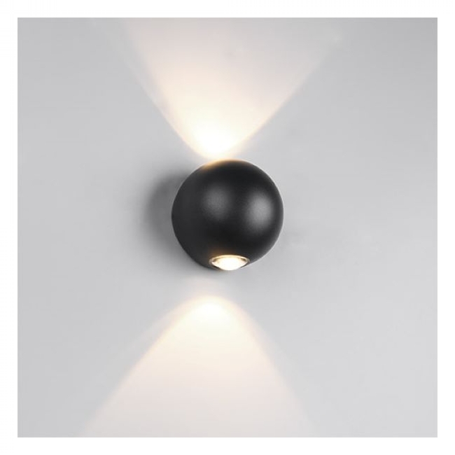 SVJETILJKA ZIDNA NADGRADNA VANJSKA AVISIO SMD 2W 3000K CRNA Cijena