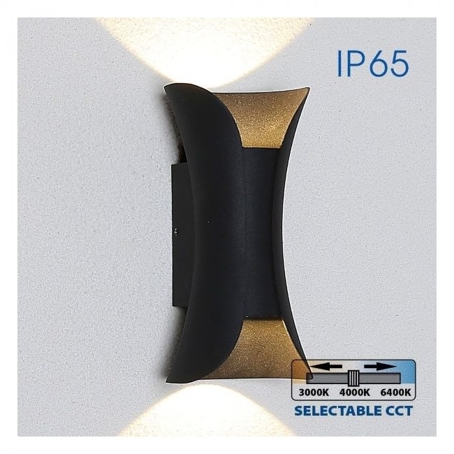 SVJETILJKA ZIDNA NADGRADNA VANJSKA LED 10W 3000/4000/6400 IP65 690Lm CRNA Cijena