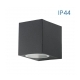 SVJETILJKA ZIDNA NADGRADNA VANJSKA PORTO/SQ 1XGU10 MAX.35W IP44 CRNA Cijena