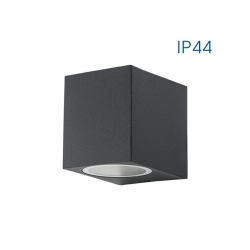 SVJETILJKA ZIDNA NADGRADNA VANJSKA PORTO/SQ 1XGU10 MAX.35W IP44 CRNA Cijena